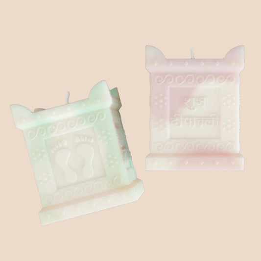 Tulsi Shubh Dipavali Size: 8*7CM  WCM053