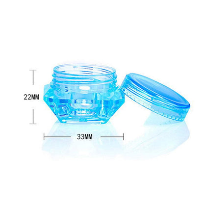 Transparent Diamond jars 5 grm PM089