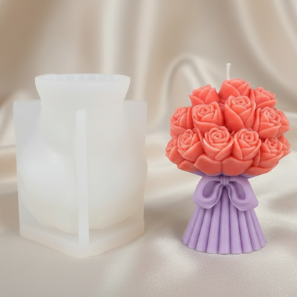 Blooming Rose Bouquet Mold l WCM808
