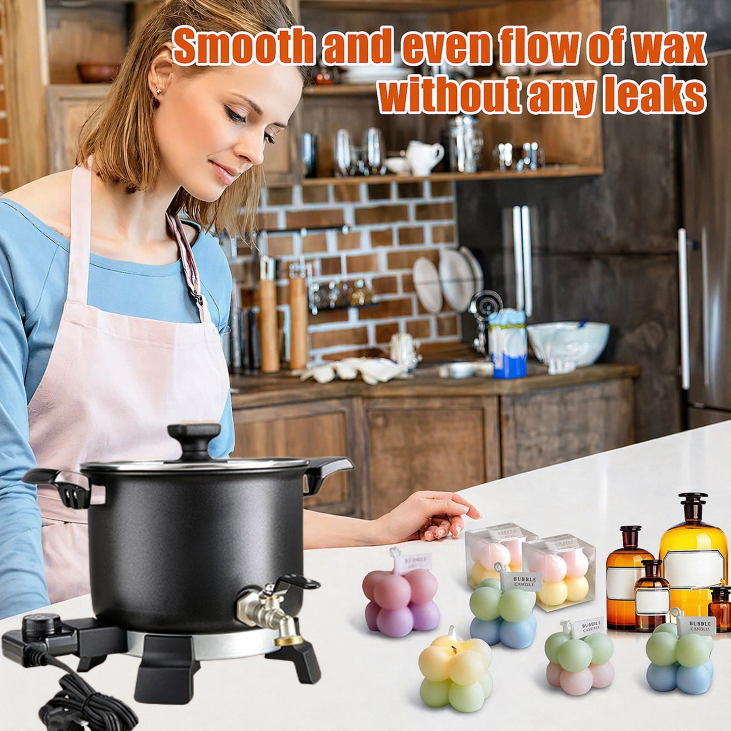 Multi-Purpose Wax & Soap Melter 5L Non-Stick ART046