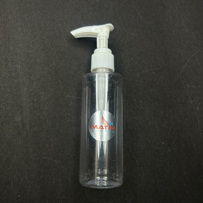 100ml Square Pump White Cap 25pcs PM151