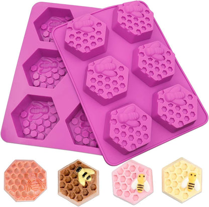 Hexagon Honeybee Mould SSM083