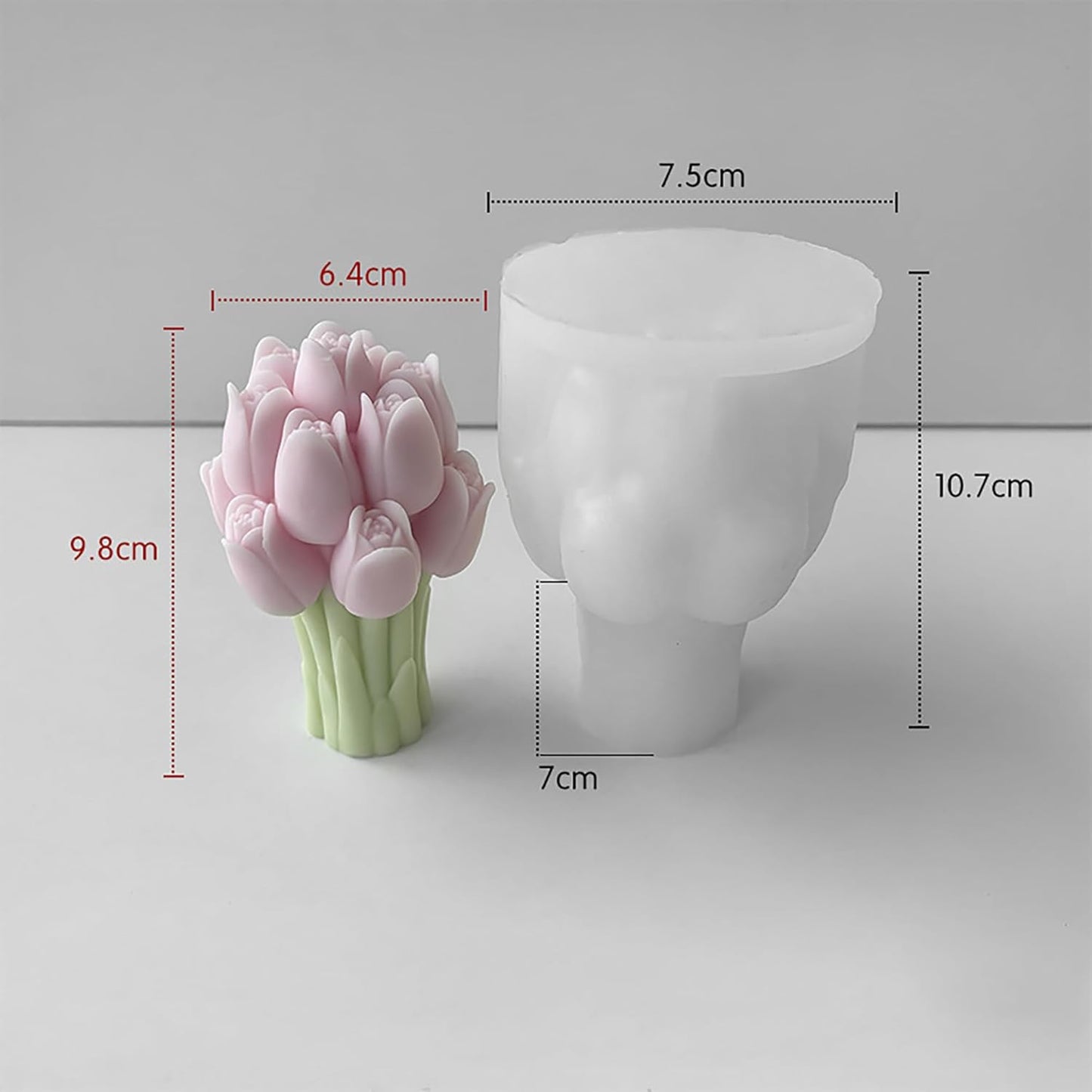 Tulip Bouquet Mold WCM660