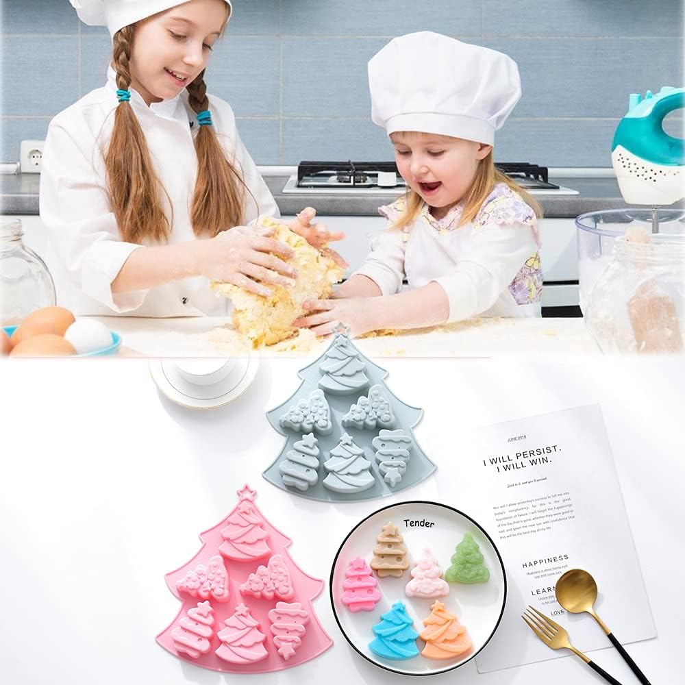 Christmas Tree 6 Cavity Mold CFM356