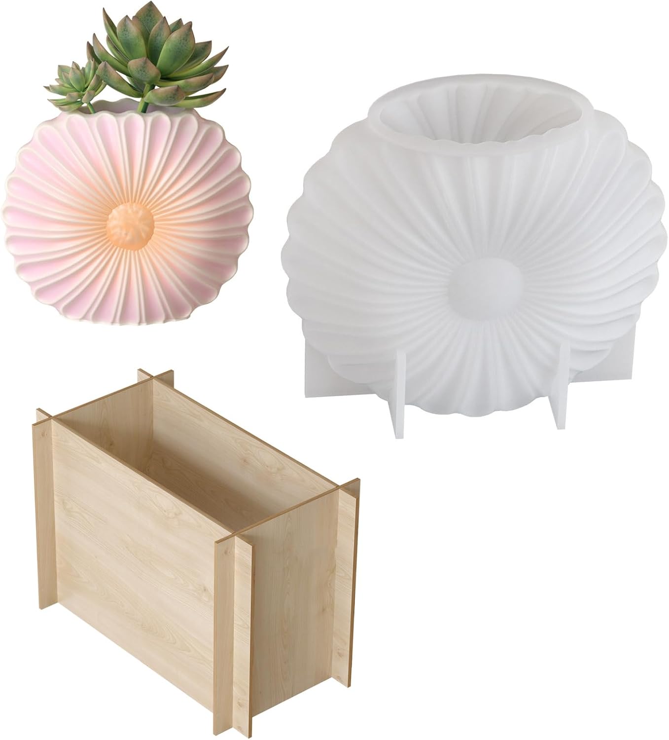 Daisy Flower Concrete Resin Mold ARM462