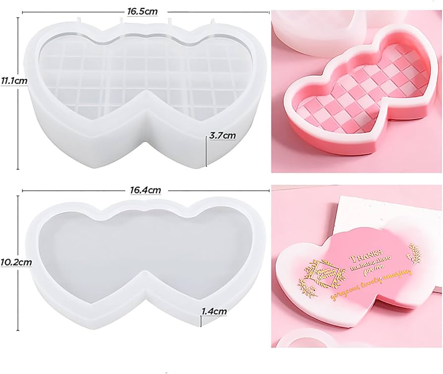 Double Heart Dish Mold l ARM504