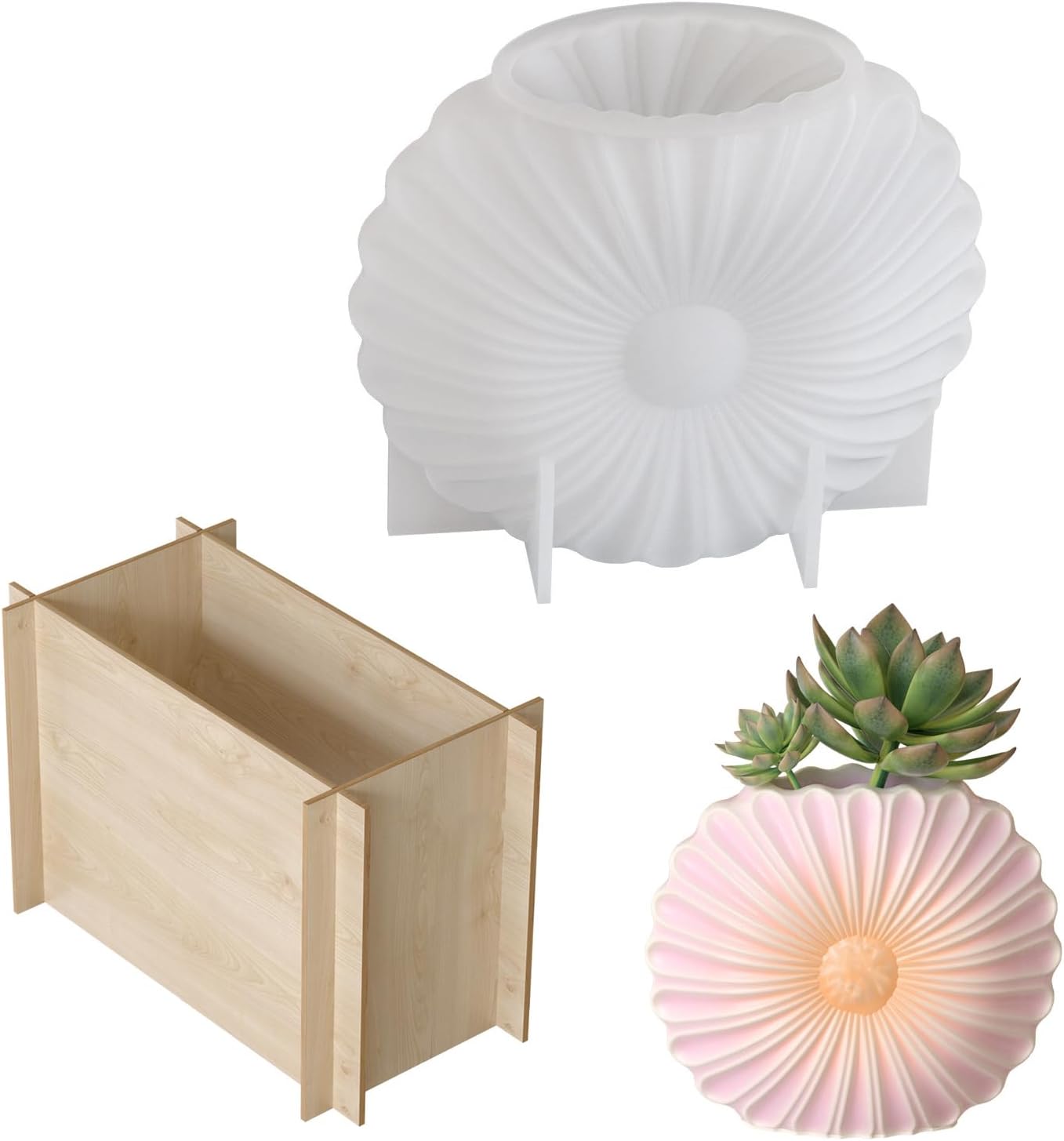 Daisy Flower Concrete Resin Mold ARM462