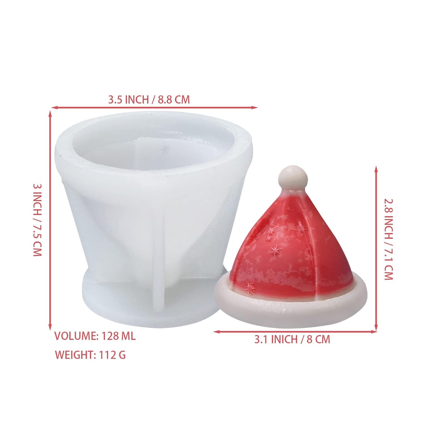 3D Christmas Hat  WCM383
