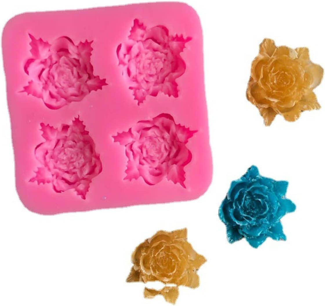 Rose Flower Fondant CFM263