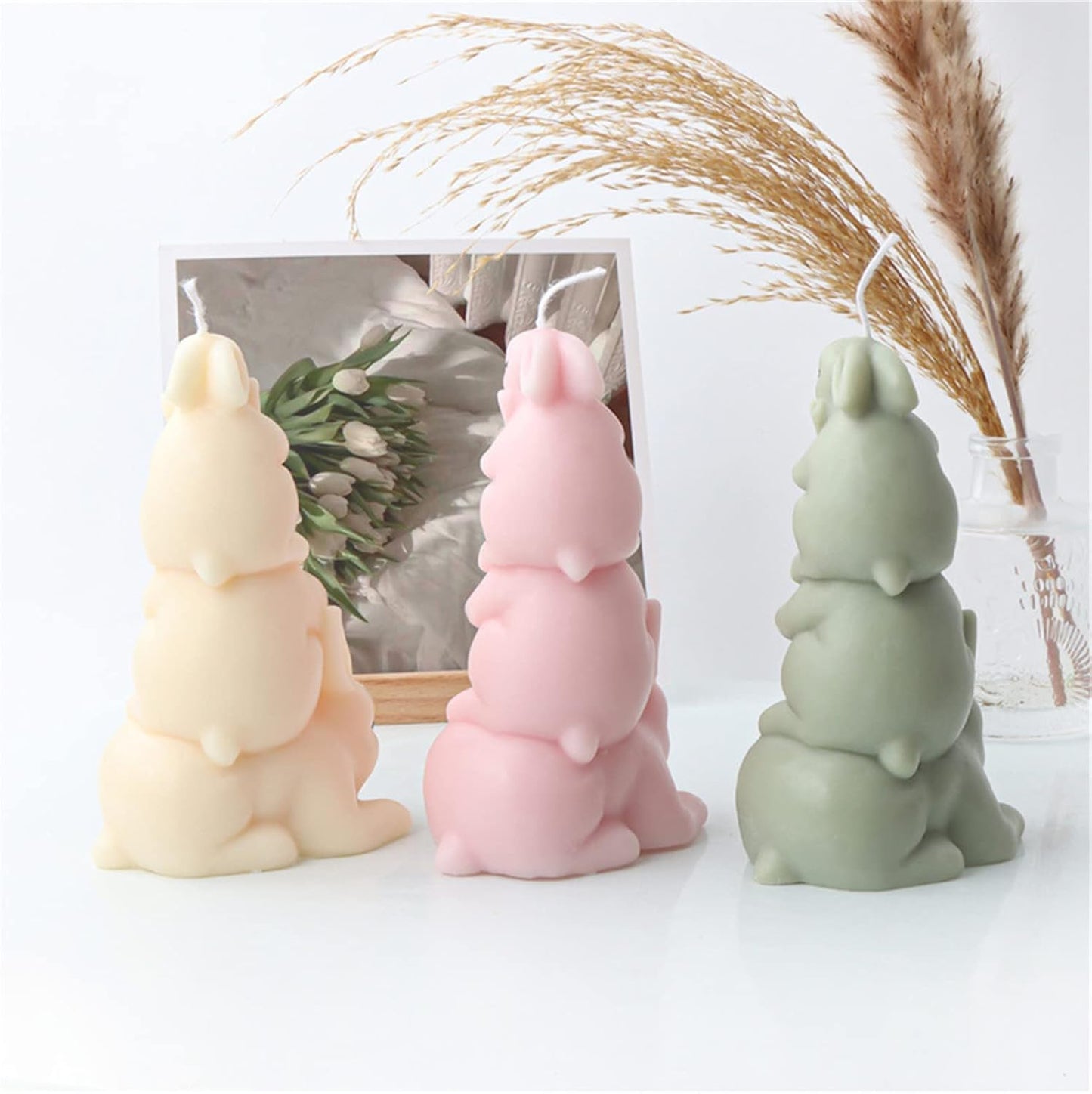 Rabbit Family Mold WCM527