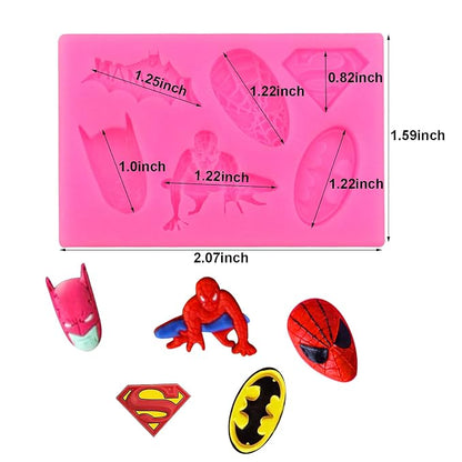 CFM455 Superhero Character Silicone Mold