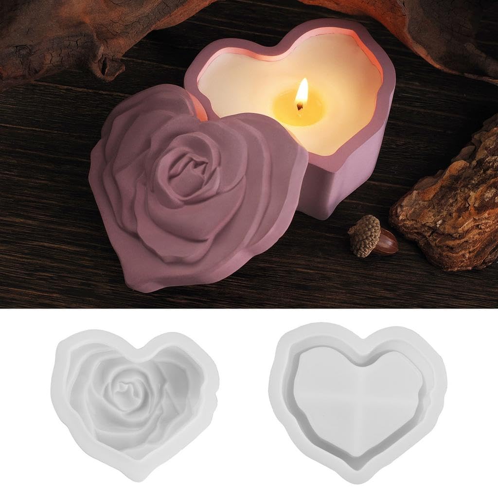 Rose Heart box Mold l ARM505