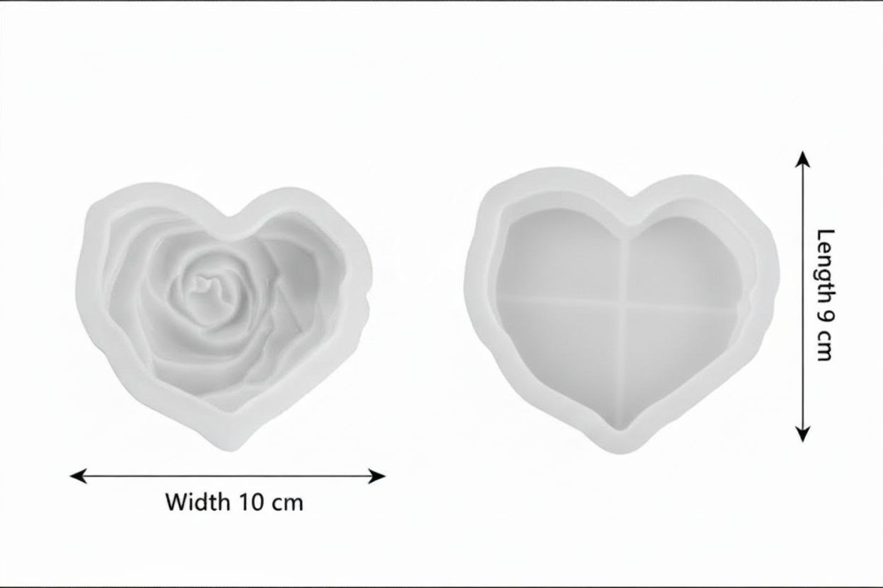 Rose Heart box Mold l ARM505