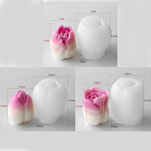 Tulip Candles Pack of 3 WCM740