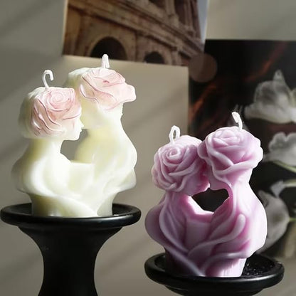 WCM920 Romantic Couple Candle Holder Mold