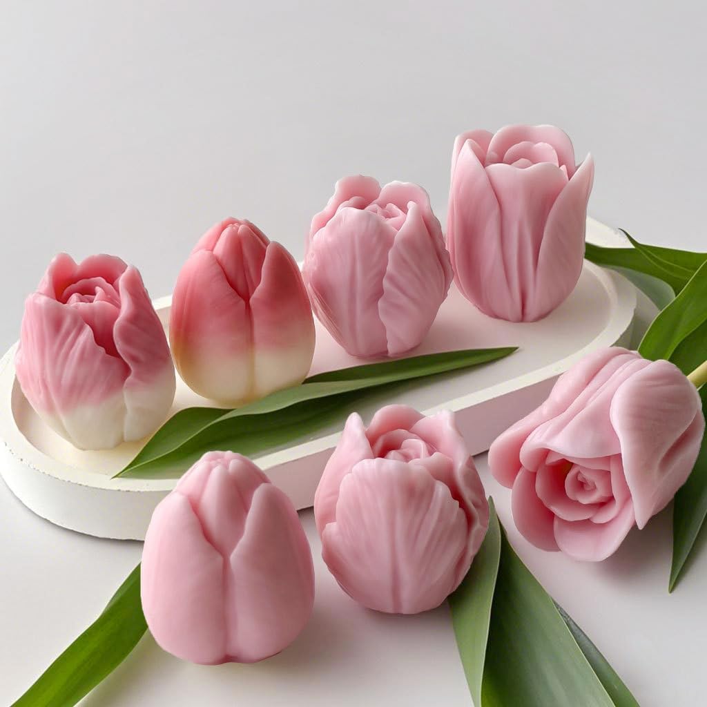 Tulip Candles Pack of 3 WCM740