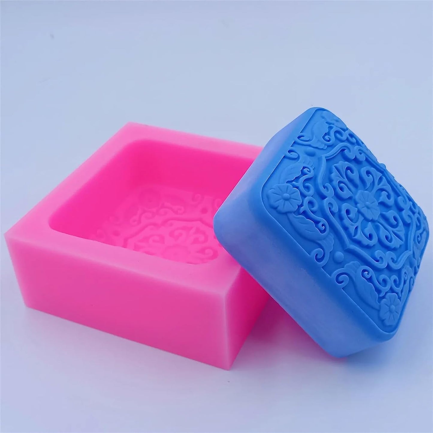 Square 3D Flower Mould SSM137