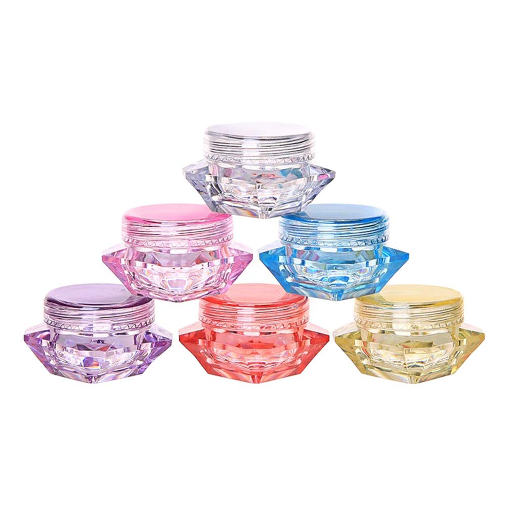 Transparent Diamond jars 5 grm PM089