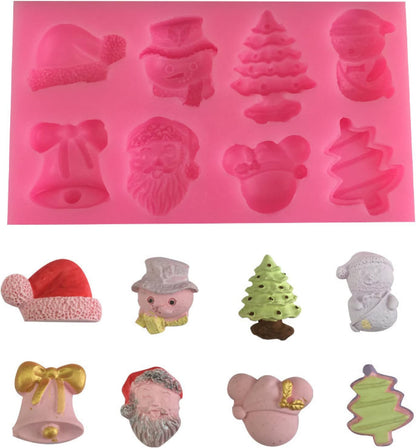 Christmas Utensils Fondant Mold CFM343