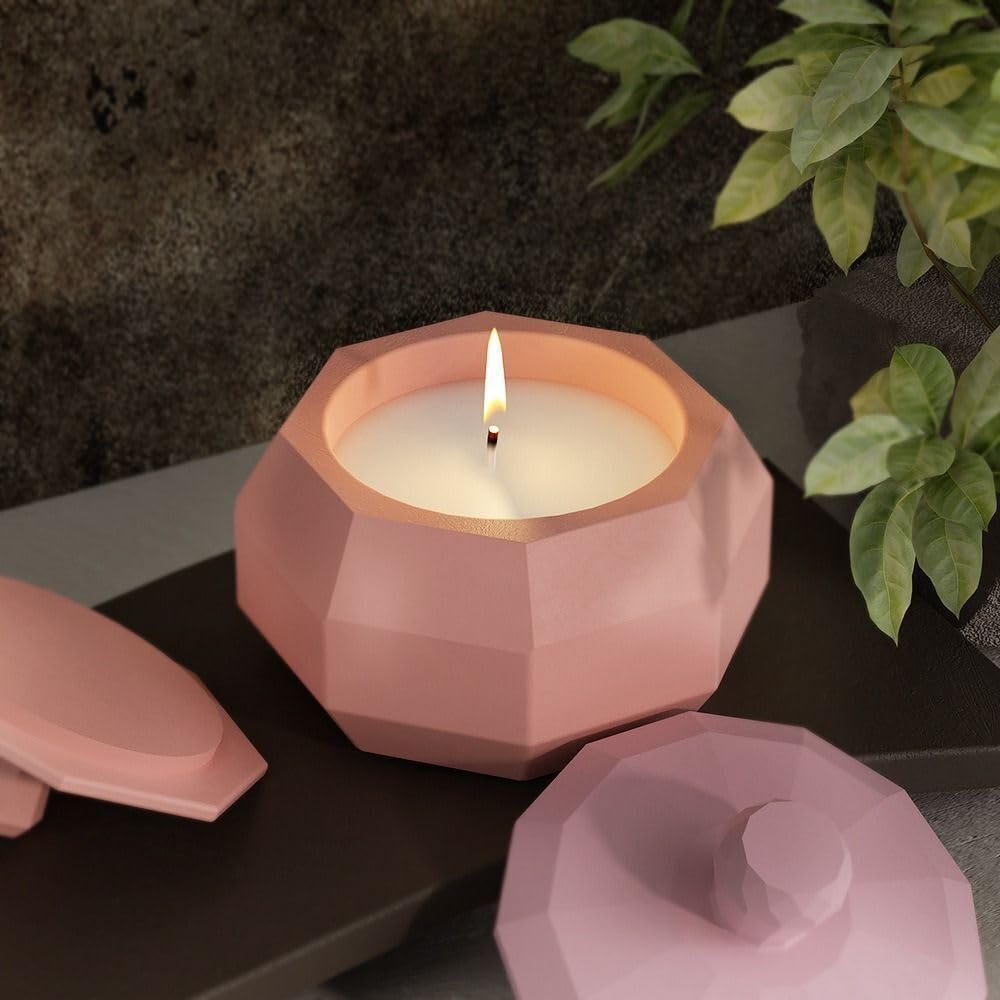 Geometric Heptagon Jar ARM338