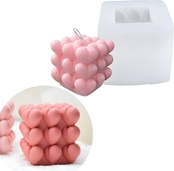 WCM050 Cubic Love / heart bubble / Heart mold