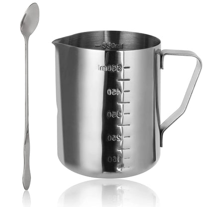 Stainless Steel Jug with Spoon 600ml ART032
