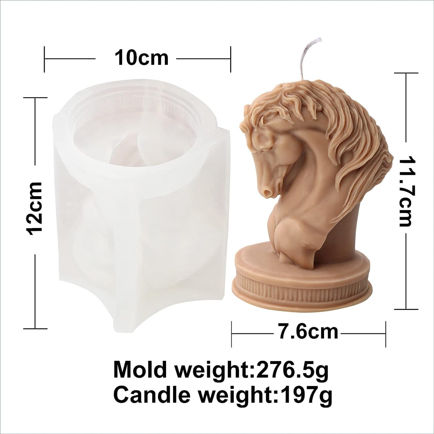 3D Horse Sculpture WCM297