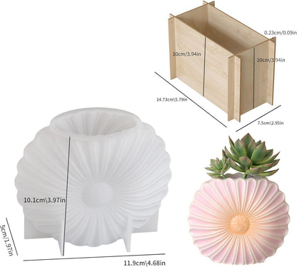 Daisy Flower Concrete Resin Mold ARM462