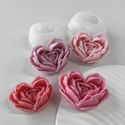 Heart Rose Mold WCM554