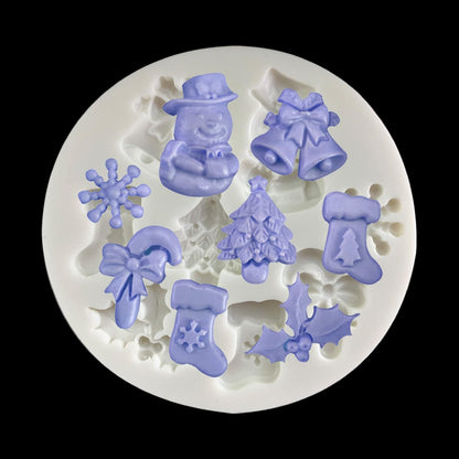 Christmas Elements Fondant Mold CFM369