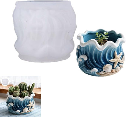ARM590 Ocean Theme Planter Mold