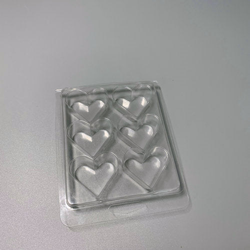 6 Heart shape wax melt 10pcs PM361