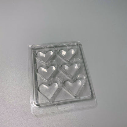 6 Heart shape wax melt 10pcs PM361