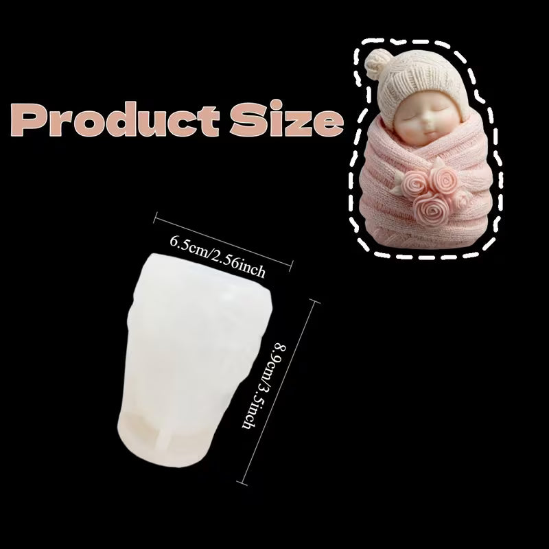 WCM905 Baby Shawl Candle mold