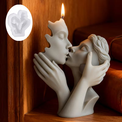 WCM917 Romantic Couple Kiss Silicone Mold