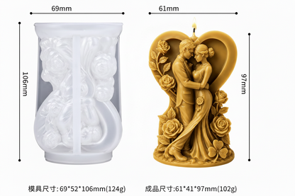 WCM922 Romantic Couple Sculpture Mold