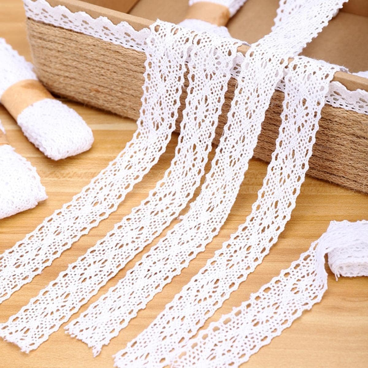 White Lace Size: 1 inch*2metre  PM258