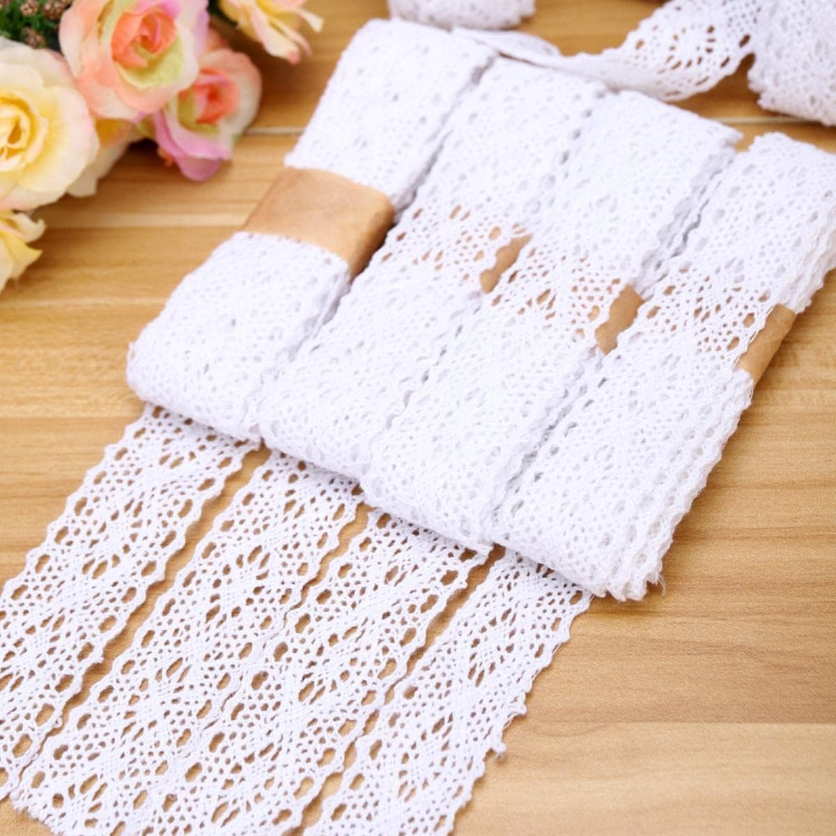 White Lace Size: 1 inch*2metre  PM258