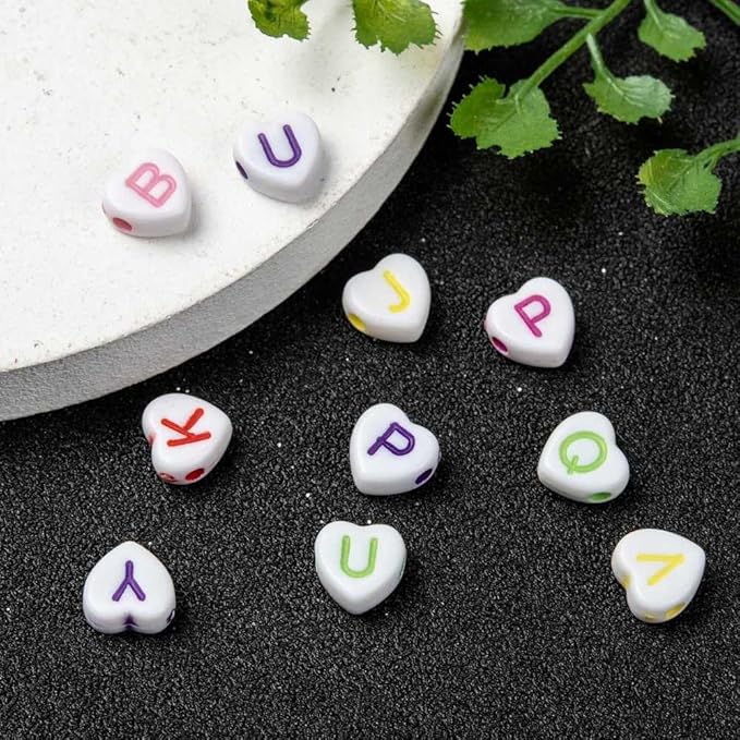 Multi Heart Secret Message Beads SMB009