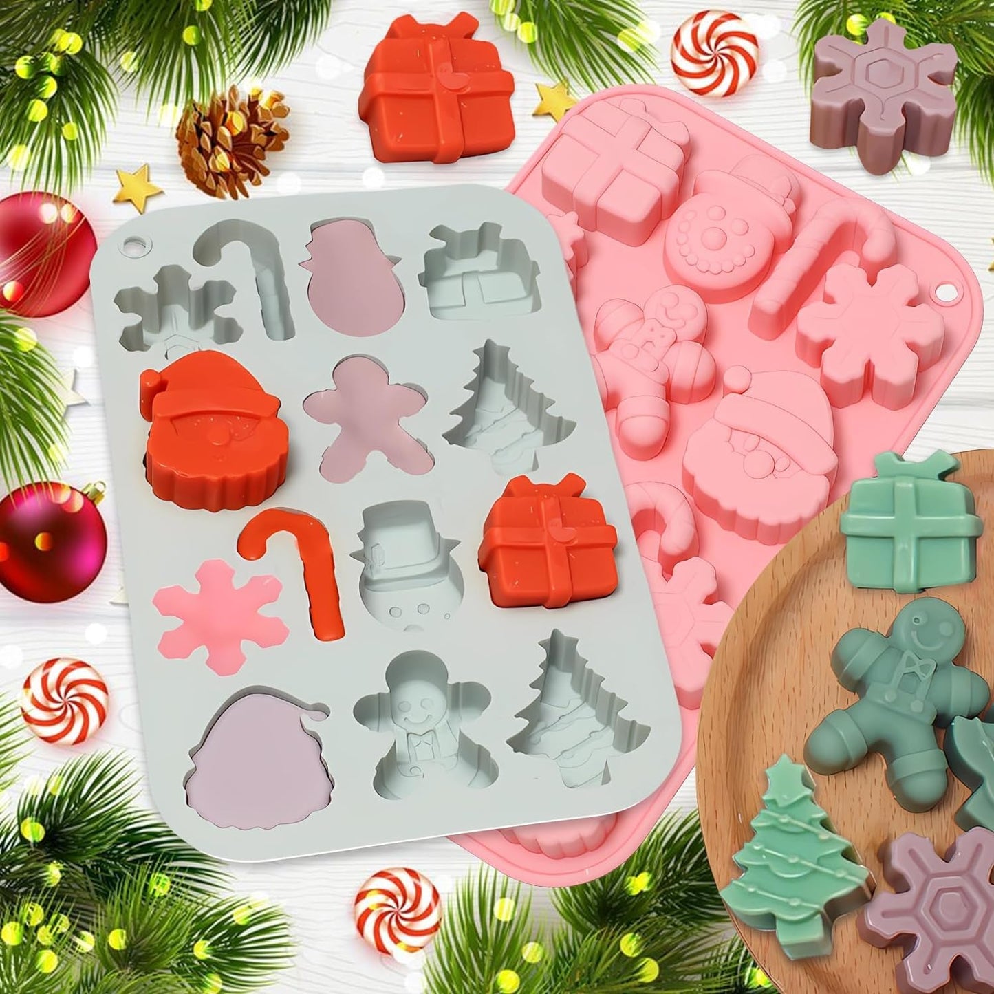 Christmas Tree Set Mold CFM273