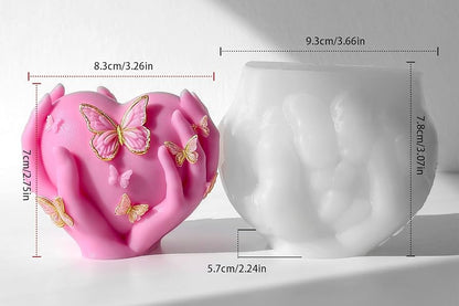 Butterfly Embrace Heart Mould l WCM800