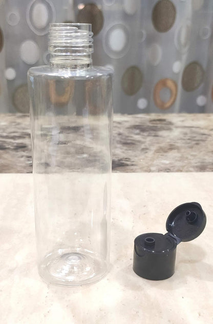 200ml Flip Top Black Cap 25pcs PM059
