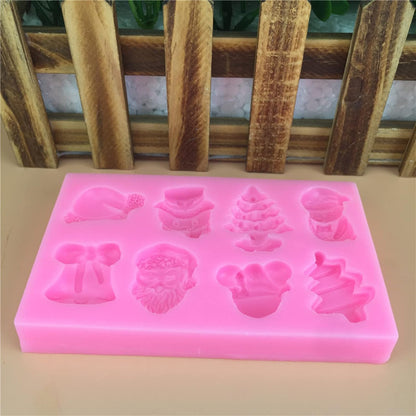 Christmas Utensils Fondant Mold CFM343