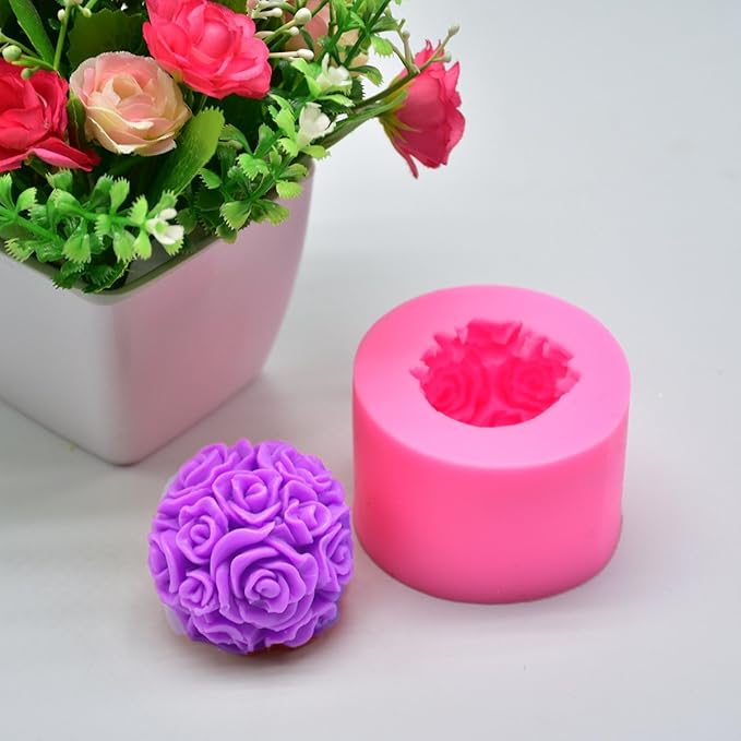 WCM001 Rose Ball Mold - MATIN IMPEX