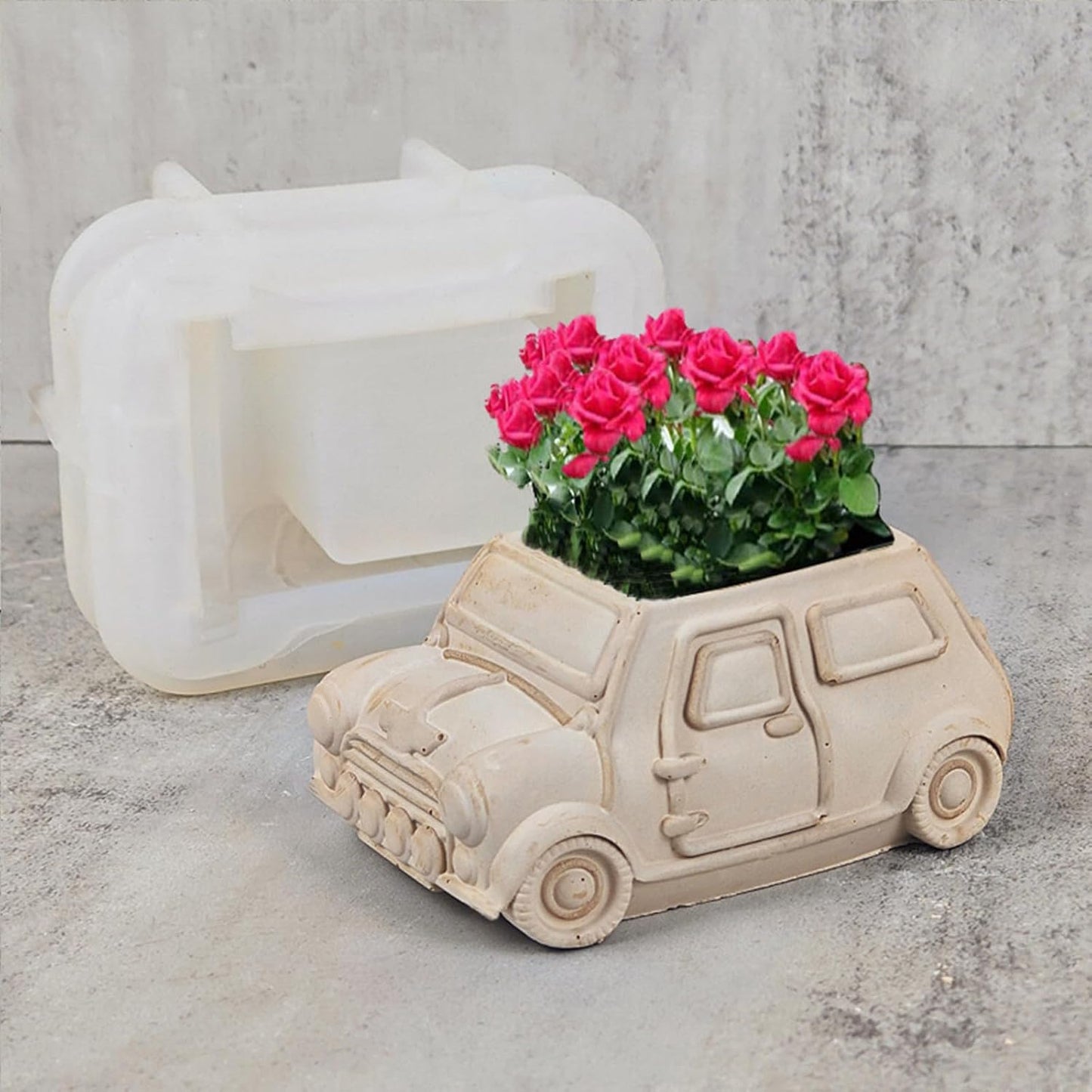 Car Flower Planter Mold ARM363