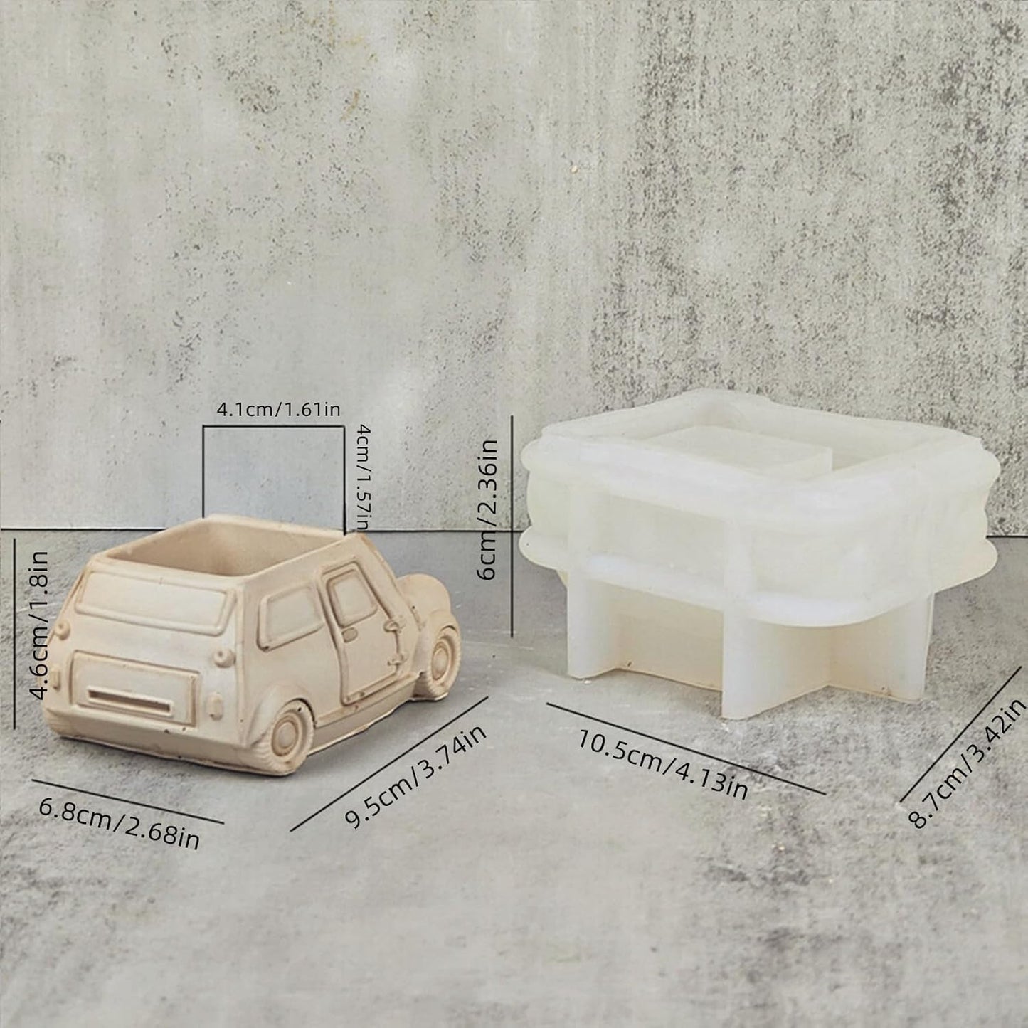 Car Flower Planter Mold ARM363