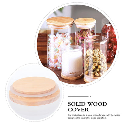 Wooden Lid (only for 180ml/Large Jars) 12PCS PM248