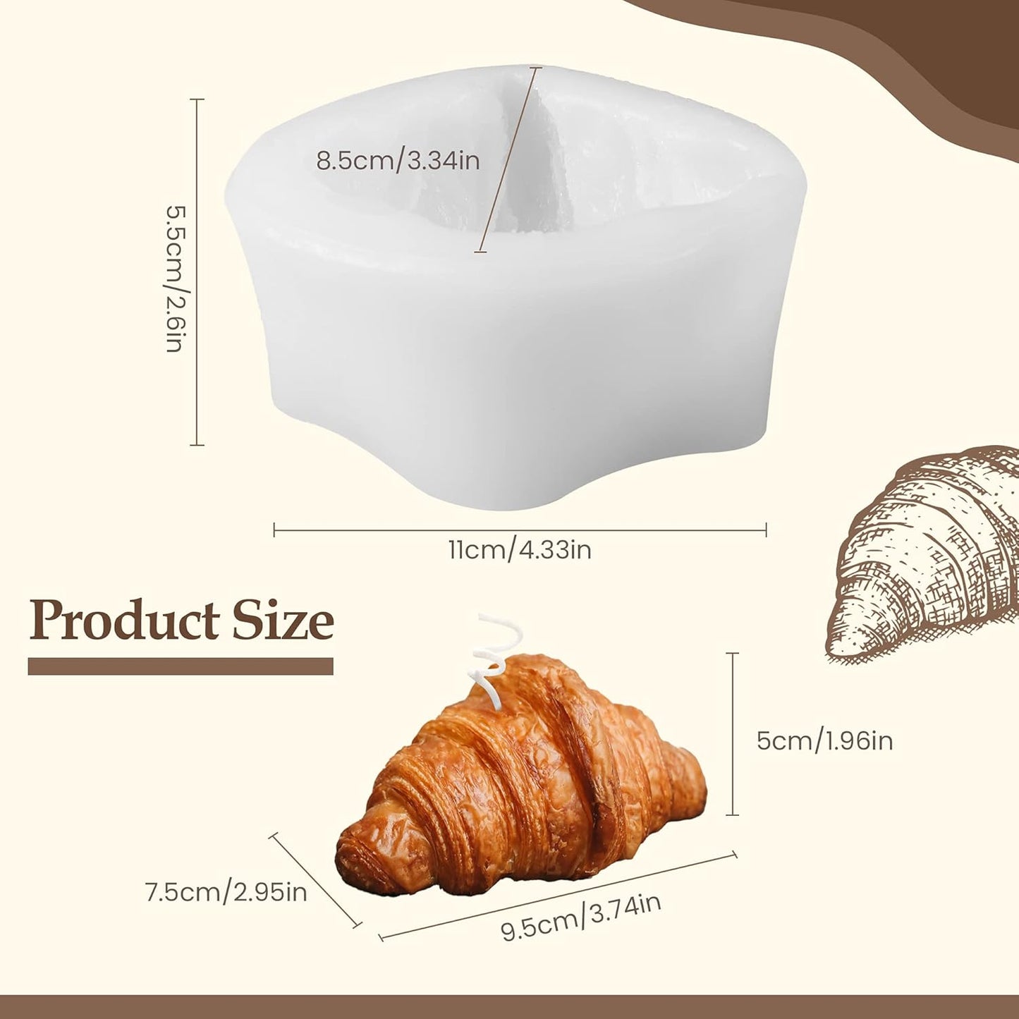Croissant Mold WCM657