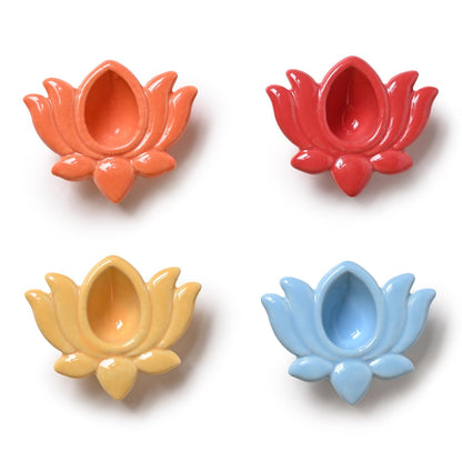 Ceramic Lotus Dia, Pack of 12 pcs ART043