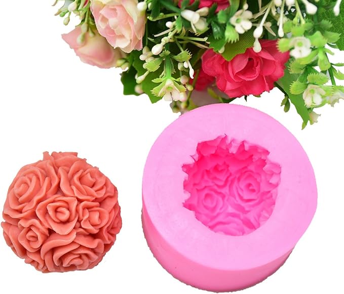 WCM001 Rose Ball Mold - MATIN IMPEX